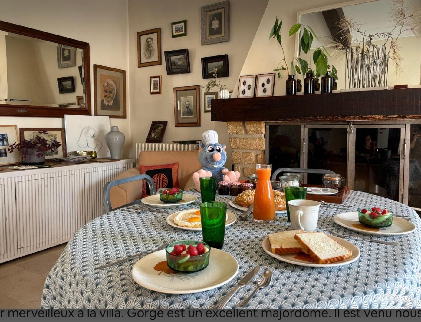 La Villa Plaisance - Maison Et Chambres D Hotes A Proximite De Chateaneuf-Du-Pape Bédarrides Eksteriør billede